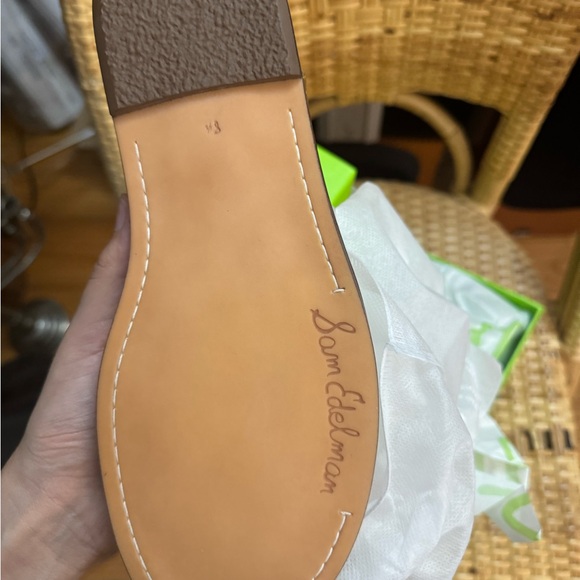 Sam Edelman Gold Boa Print Sandals - Picture 4 of 6